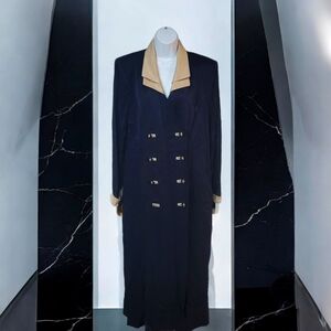 Danny & Nicole Double Breasted Vintage Navy Jacket Classic Sophisticated Size 14